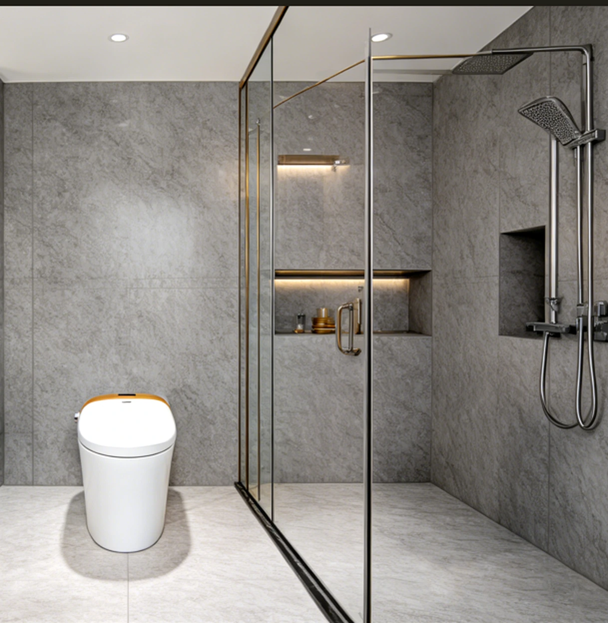 X3-A all-aluminum non-ceramic toilet in a bathroom application